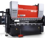 Press brake features easy-locking punch holders that reduce set-up time by 60%
