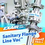 Sanitary Flange Line Vac -- Air Operated Conveyors